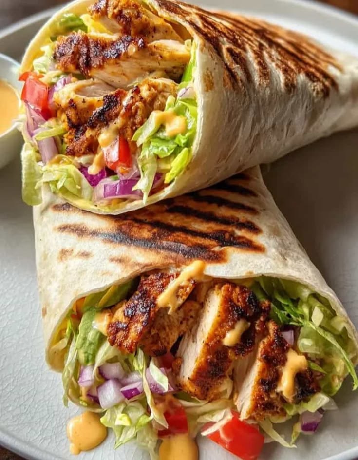 Freshly prepared shawarma